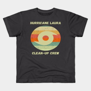 Hurricane Laura Clean-Up Crew Kids T-Shirt